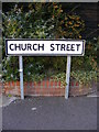 Church Street sign