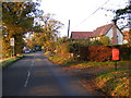 TM2471 : B1118 Brundish Road, Wilby & Brundish Road Postbox by Geographer