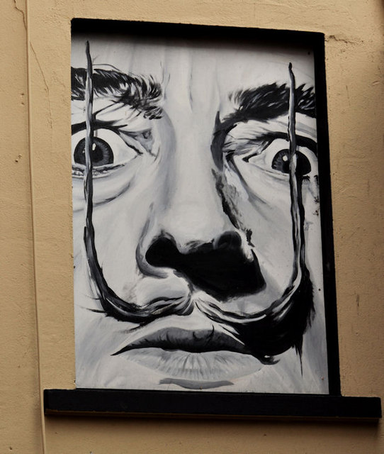 Salvador Dali portraits, Belfast (2)