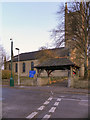 SJ9494 : St George's Church and Lychgate by David Dixon