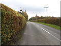 The minor road from Crieff to Perth