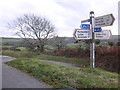 Signpost, Mannacott Lane Head