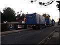 Lorries on Old Lodge Lane
