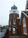 TQ9595 : Burnham-on-Crouch: clock tower in the High Street by Chris Downer