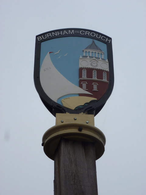 Burnham-on-Crouch: the village sign © Chris Downer cc-by-sa/2.0 ...