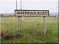 TM1974 : Watering Road sign by Geographer