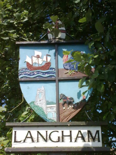 Langham Village Sign