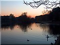 Dusk: The Great Ouse at Bedford