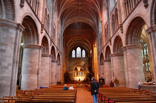 Interior Hereford Cathedral © Julian P Guffogg Cc By Sa 2 0