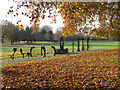 Outdoor gym in Southwark Park