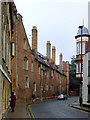 Silver Street on a dull day in Cambridge