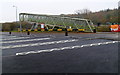 ST7095 : Connecting footbridge, Michaelwood M5 motorway services by Jaggery