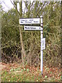 Roadsign on Southolt Road