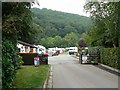 Entrance to Exmoor House Caravan Club site, Dulverton