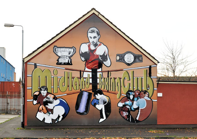 Boxing mural, Belfast