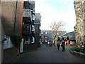 Cliffe High Street- modern flats next to the parish church