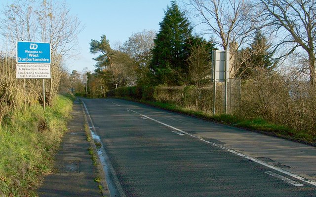 Entering West Dunbartonshire