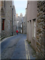 A narrow street in Stromness