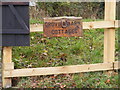 Grove & Barn Cottages sign