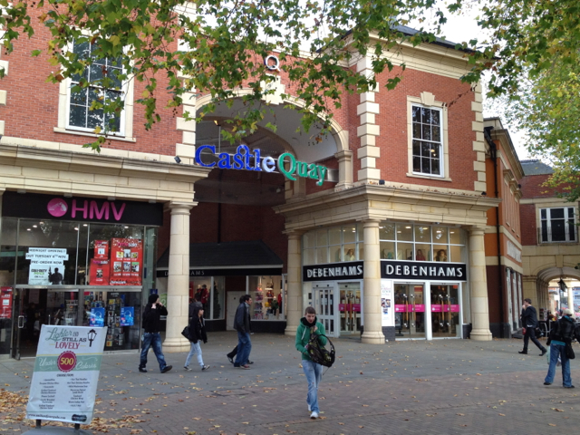 Market Place entrance, Castle Quay shopping centre