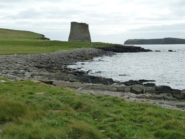 Broch of Mousa from Burgi Ayre