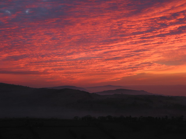 Tegg's Nose sunset © Peter Turner :: Geograph Britain and Ireland