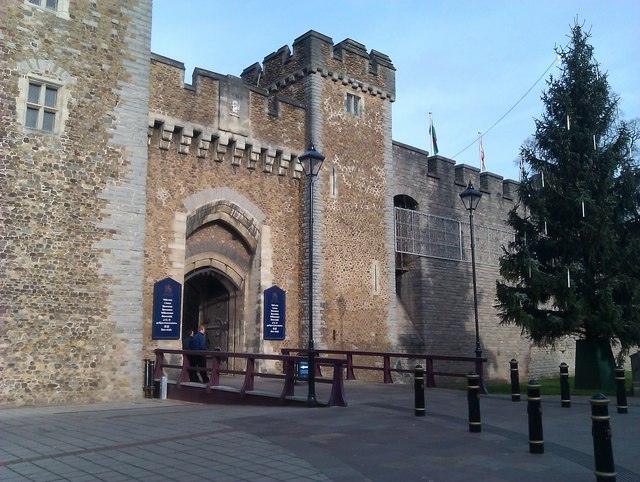 Main entrance to Cardiff Castle