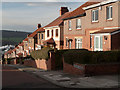 Semi-detached housing on Bideford Gardens