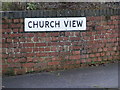 Church View sign