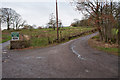 The top of Yeardsley Lane