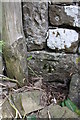 Benchmark on barn at Gill Edge