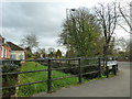 Looking out from Scotter Road onto the B3037