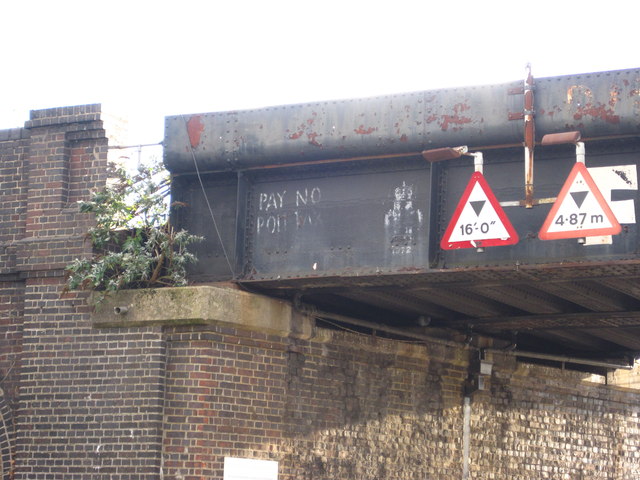 Graffiti on the Ferodo Bridge (North side)