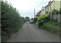 Doleham Lane beside Doleham Cottages