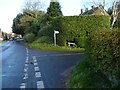 The Street in Boxgrove with the junction at Church Lane