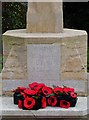 Cassington War Memorial (2) - inscriptions, The Green, Cassington