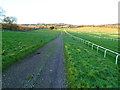 Track alongside the racetrack, Chepstow Racecourse