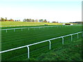 Two parallel racing tracks at Chepstow Racecourse