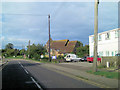 Pett Level Road passes St Richards Church