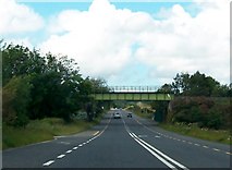 M2394 : The Ballina branch line crossing the N5 by Eric Jones