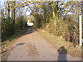 North Lane footpath to Top Lane