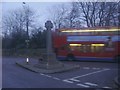 Memorial cross on Rowley Green Lane at Barnet Road