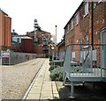 Flats and silos at Crisp Maltings, Great Ryburgh