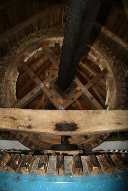 Bembridge Windmill - the cap