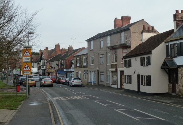 High Street, Tibshelf © Andrew Hill cc-by-sa/2.0 :: Geograph Britain ...