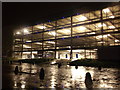 Dickens World Multi-storey Car Park at night