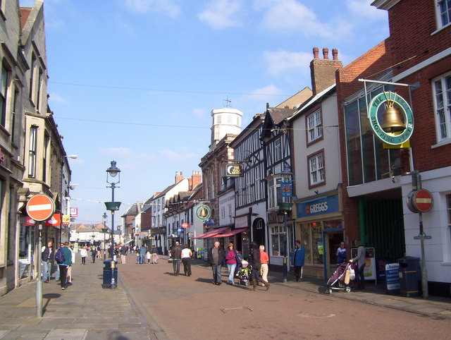 Nottingham Street, Melton Mowbray © Martin Speck :: Geograph Britain ...