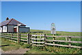 Northumberland Coast Path entering Newton Point