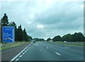 Junction 40 on the M6, northbound