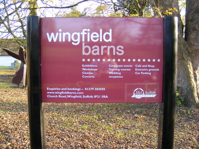 Wingfield Barns sign